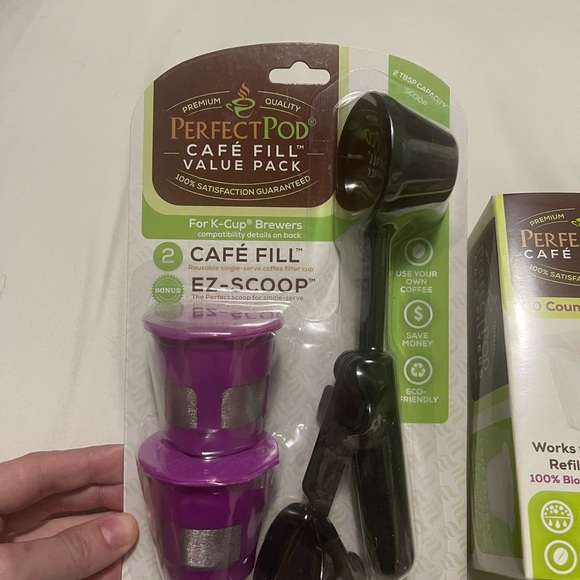 Coffee pod filters and scoop - Picture 2 of 6